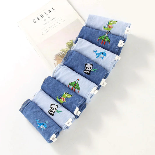 Matías Baby Boys Loose Casual Pants Cartoon Animals Toddler