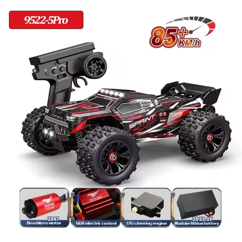 SCY 9522PRO 1:16 Brushless RC Car 85KM/H High Speed 4WD Off-Road Drift Racing Car Professional Remote Control Car vs SG116MAX