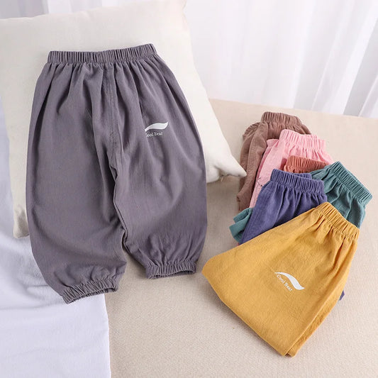 Iker Pants Summer Baby Air Conditioning Bloomers Boys