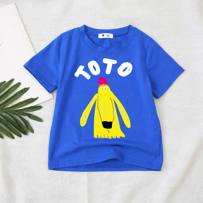 Lucas Short-sleeve Cartoon Tees - GuGuTon baby store - Baby Fashion - Toddlers Outfits - Babies Outfits - Toddler Clothes - Kids Clothing - Newborn Clothes - Newborn Wear - Kids Wear - Trending Clothes - Trending Outfits - Fall Fashion - Winter Fashion - Girls Clothes - Boys Clothes - Babies Wear - Kids Accessories - KidsWear - Summer Clothes - Summer Fashion - Summer Trend - Falls Sweaters - Tops - Bottom - Jeans - Blouse - Dresses - Newborn Dresses - Toys