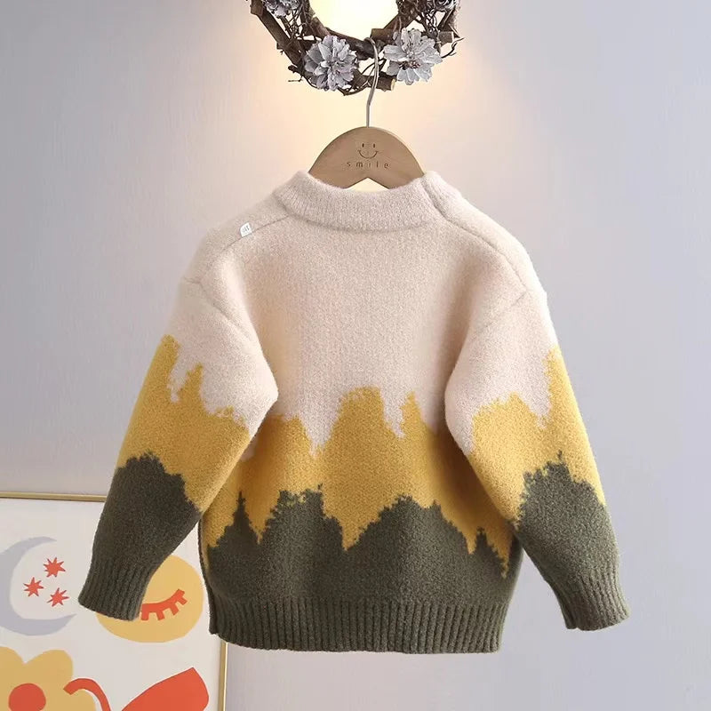 Pedro Foreign Style Knitwear Kids Sweater