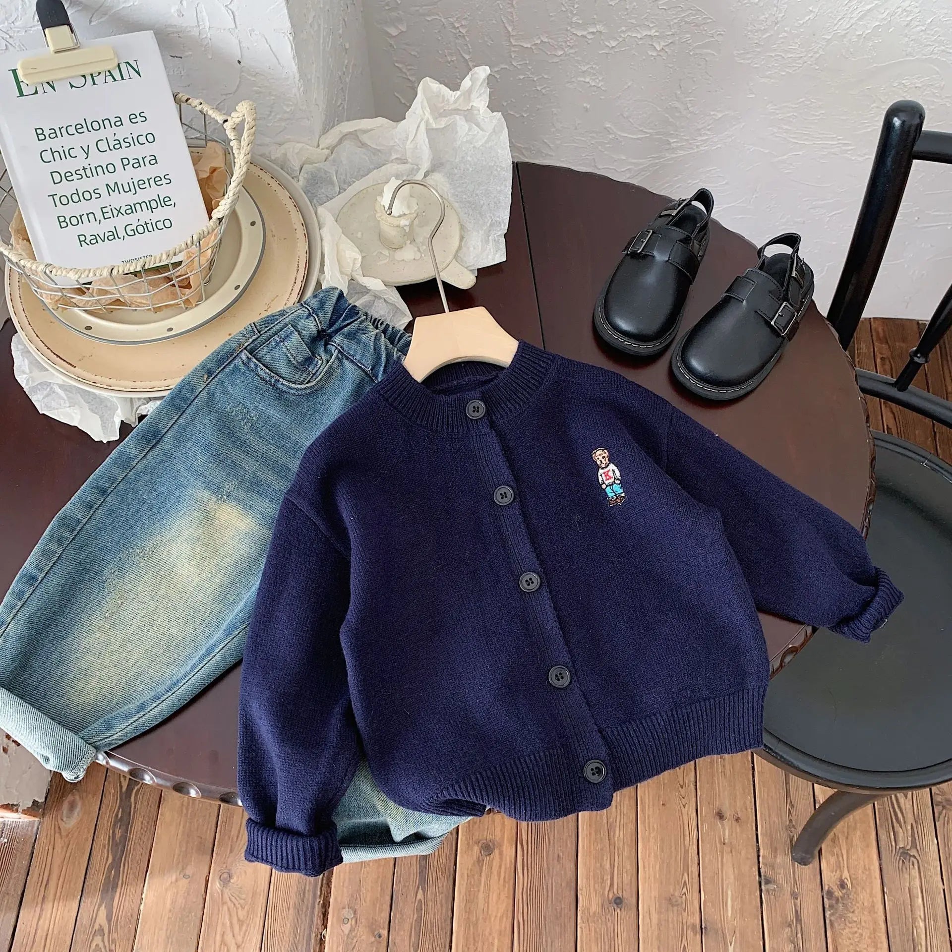 Miguel Knitted Soft Loose Sweater - GuGuTon baby store - Baby Fashion - Toddlers Outfits - Babies Outfits - Toddler Clothes - Kids Clothing - Newborn Clothes - Newborn Wear - Kids Wear - Trending Clothes - Trending Outfits - Fall Fashion - Winter Fashion - Girls Clothes - Boys Clothes - Babies Wear - Kids Accessories - KidsWear - Summer Clothes - Summer Fashion - Summer Trend - Falls Sweaters - Tops - Bottom - Jeans - Blouse - Dresses - Newborn Dresses - Toys