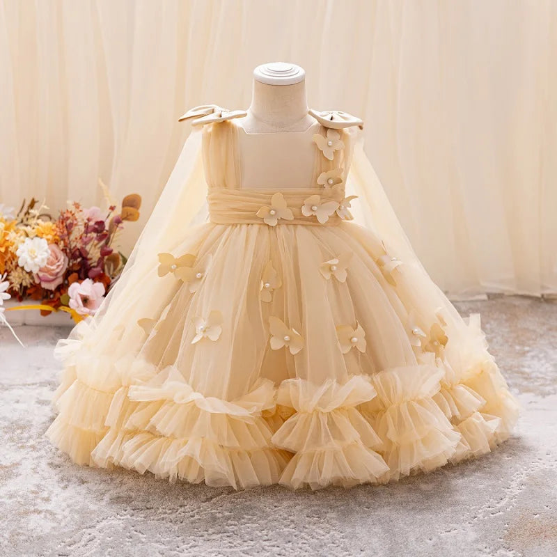 Zaray Girls  princess dress 1-5 Y baby Girls wedding sleeveless