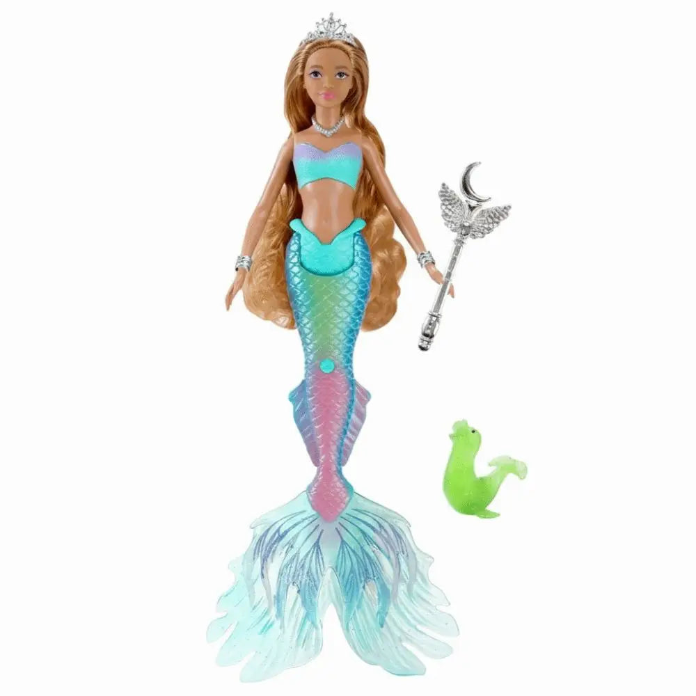 Cute Soft Light Light Music Mermaid 32cm Gentle Music Playhouse Toy Cartoon Children Gift Children Play