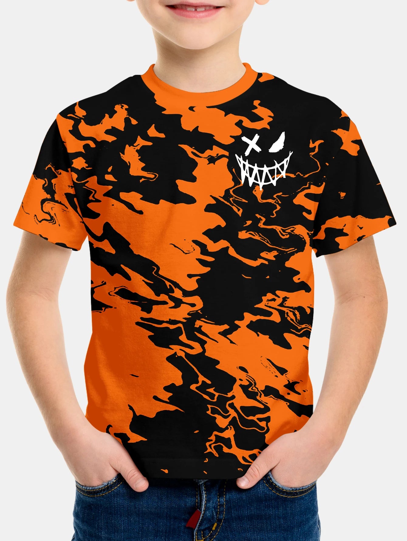 Zion Tie Dye Funny Smiling Face Print Boys T-shirts - GuGuTon baby store - Baby Fashion - Toddlers Outfits - Babies Outfits - Toddler Clothes - Kids Clothing - Newborn Clothes - Newborn Wear - Kids Wear - Trending Clothes - Trending Outfits - Fall Fashion - Winter Fashion - Girls Clothes - Boys Clothes - Babies Wear - Kids Accessories - KidsWear - Summer Clothes - Summer Fashion - Summer Trend - Falls Sweaters - Tops - Bottom - Jeans - Blouse - Dresses - Newborn Dresses - Toys