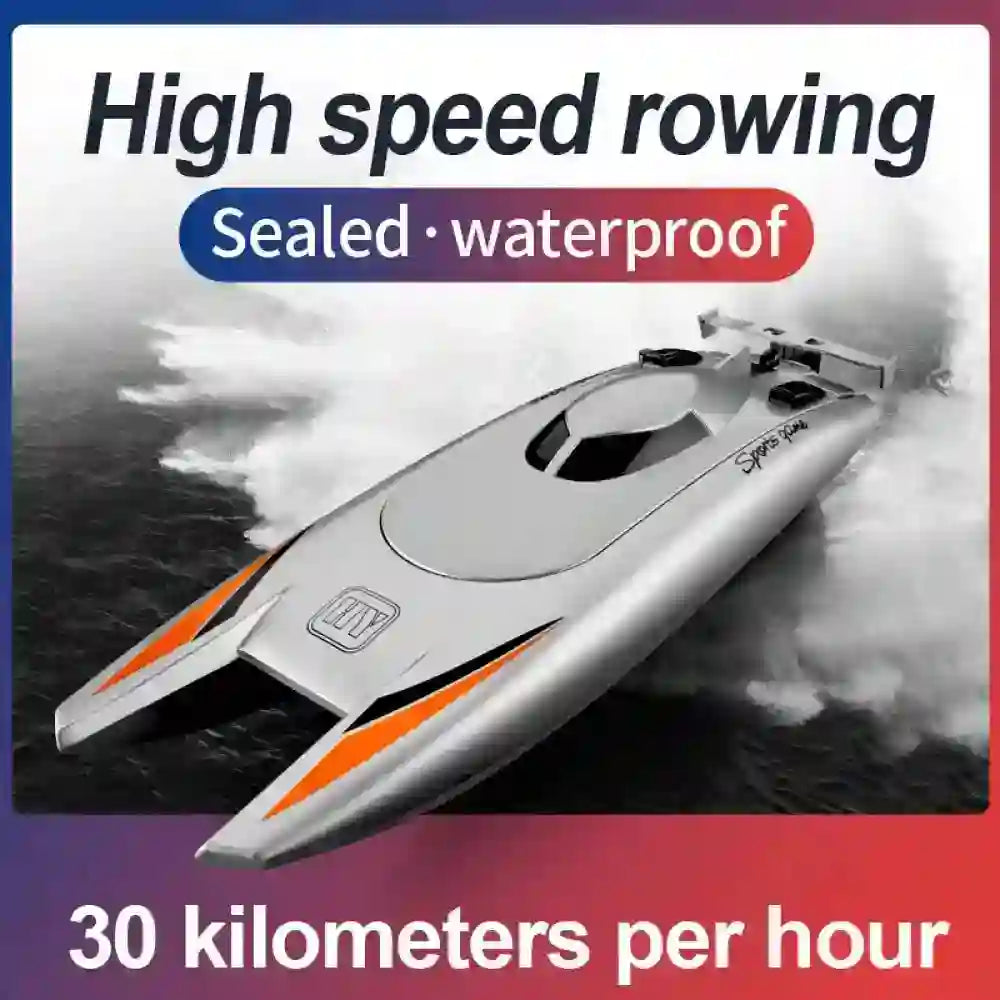 30KM/H RC Boat - Dual Motor Waterproof with Remote Control