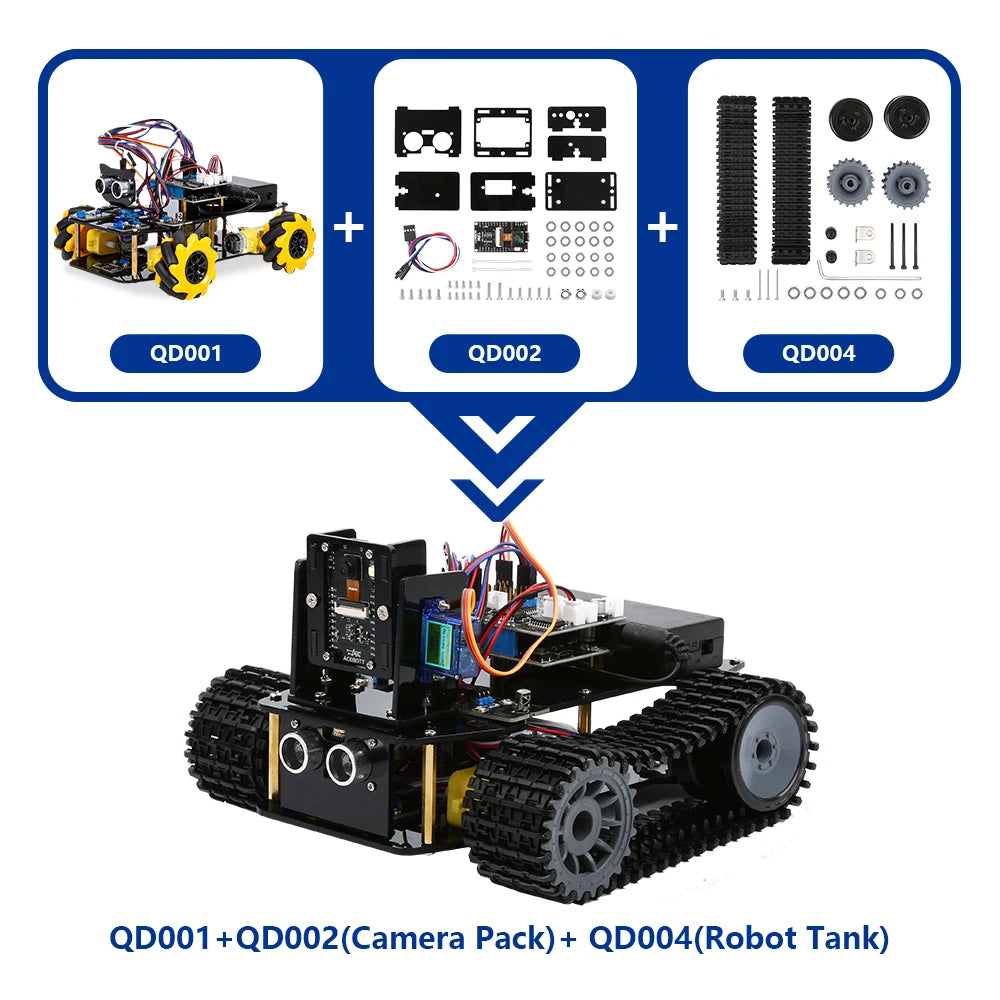 ACEBOTT Robot Car Starter Kit with ESP32 for Arduino Projects
