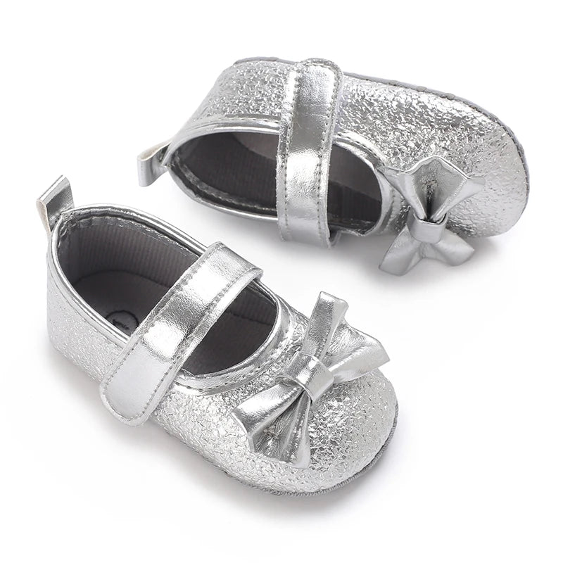 Baby Girls Shoes 0-18 Months First Walkers Soft Sole Spring Autumn Cute Bow Princess Shoes
