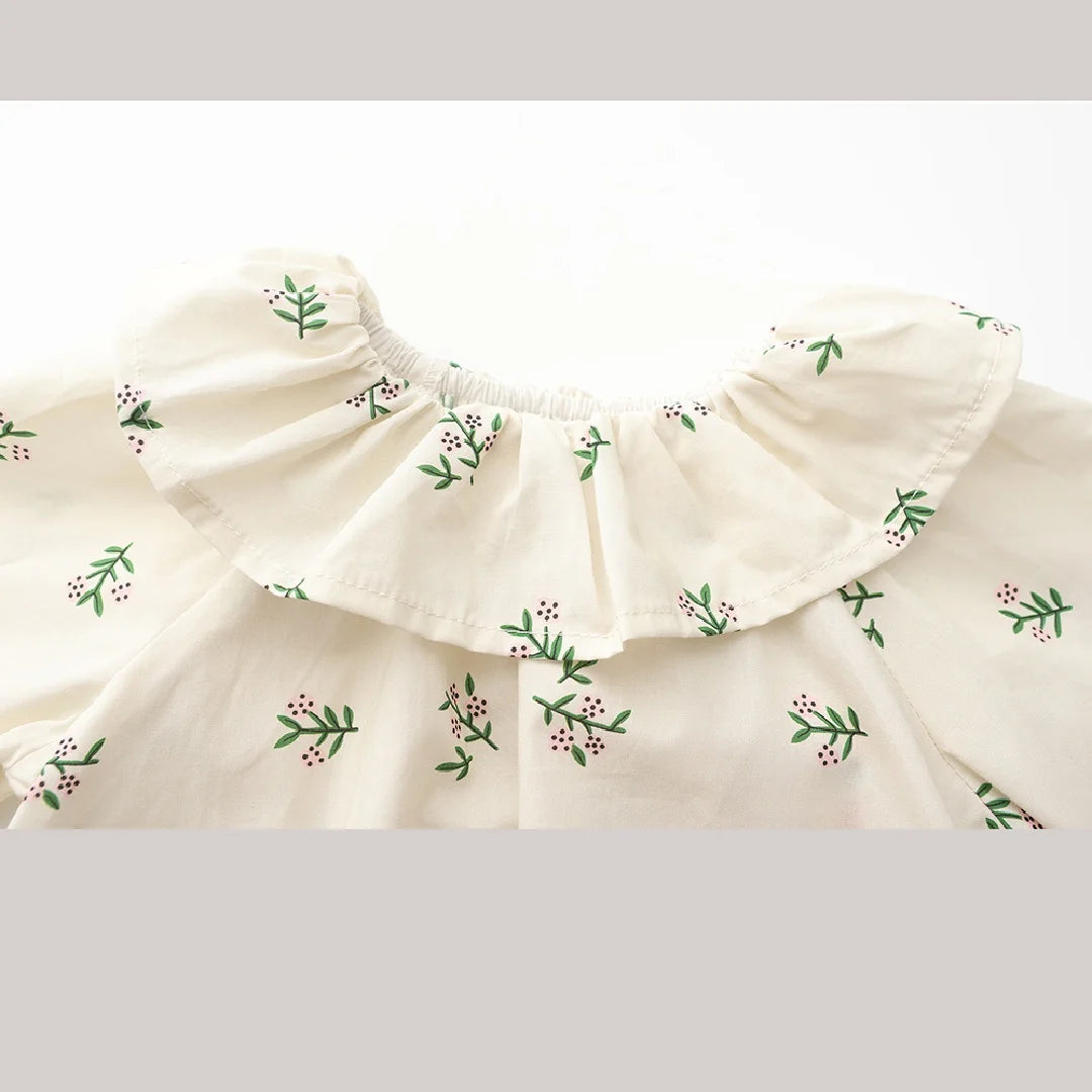 Paola Cute Cherry Printing Baby Tops