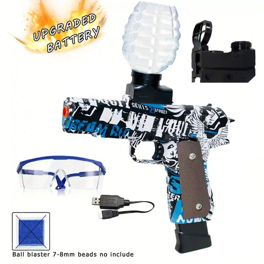 Electric Blaster Pistol Toy - Automatic Outdoor Gun Play