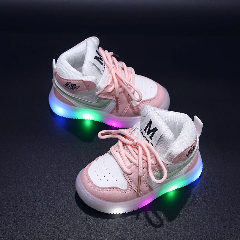 Junior Children Luminous Shoes for Toddlers with LED Lights