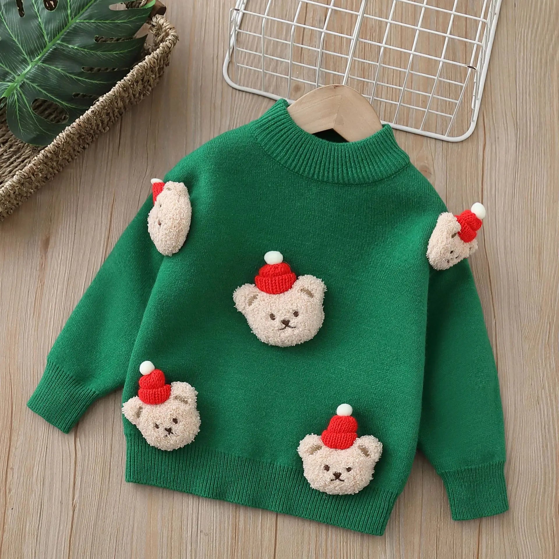 Jay Autumn and Winter Christmas Sweater - GuGuTon baby store - Baby Fashion - Toddlers Outfits - Babies Outfits - Toddler Clothes - Kids Clothing - Newborn Clothes - Newborn Wear - Kids Wear - Trending Clothes - Trending Outfits - Fall Fashion - Winter Fashion - Girls Clothes - Boys Clothes - Babies Wear - Kids Accessories - KidsWear - Summer Clothes - Summer Fashion - Summer Trend - Falls Sweaters - Tops - Bottom - Jeans - Blouse - Dresses - Newborn Dresses - Toys
