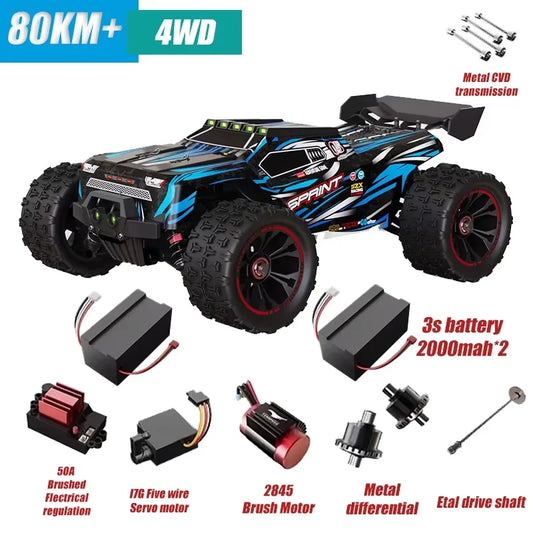 1:16 RC Cars 85KM/H Or 50KM/H 4WD RC Car High Speed Drift Monster 4x4