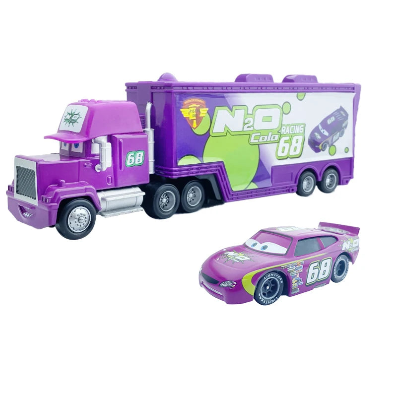 Cars 2 Mack Truck Pixar racing car Lightning McQueen Jackson Storm mini Car