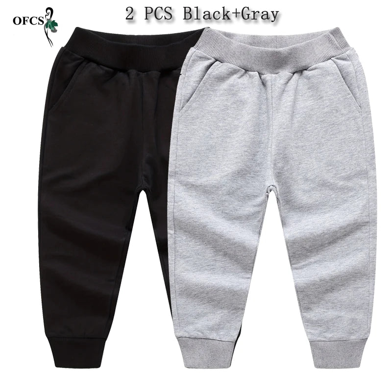 Mateo Casual Sport Pants Kids Trousers Toddler Dropshipping Solid Elastic