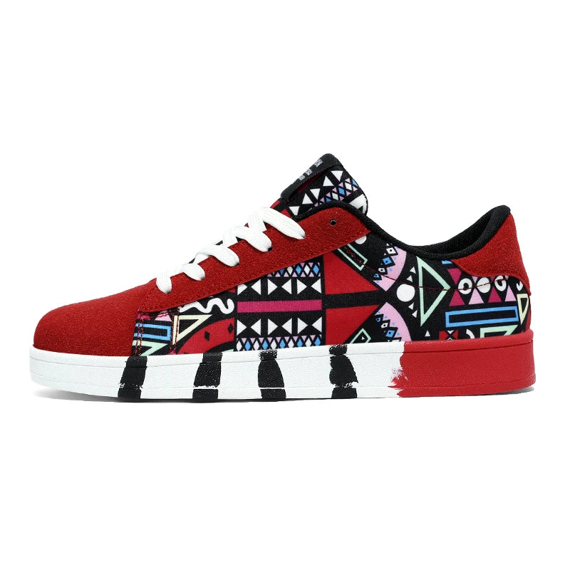 YRZL Skateboard Shoes Men Canvas Sneakers Casual Breathable Walking Shoes