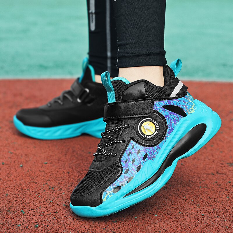 Kids Basketball Sneakers Breathable Boys Shoes - GuGuTon