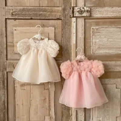 1st Birthday Party Baby Dress Summer Princess One Year Baby Girls Dress
