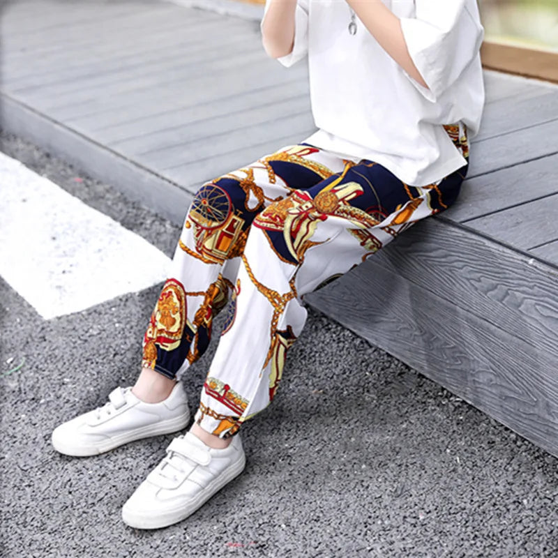 Víctor Boys Cotton Clothes Summer Thin Home Pants - GuGuTon baby store - Baby Fashion - Toddlers Outfits - Babies Outfits - Toddler Clothes - Kids Clothing - Newborn Clothes - Newborn Wear - Kids Wear - Trending Clothes - Trending Outfits - Fall Fashion - Winter Fashion - Girls Clothes - Boys Clothes - Babies Wear - Kids Accessories - KidsWear - Summer Clothes - Summer Fashion - Summer Trend - Falls Sweaters - Tops - Bottom - Jeans - Blouse - Dresses - Newborn Dresses - Toys