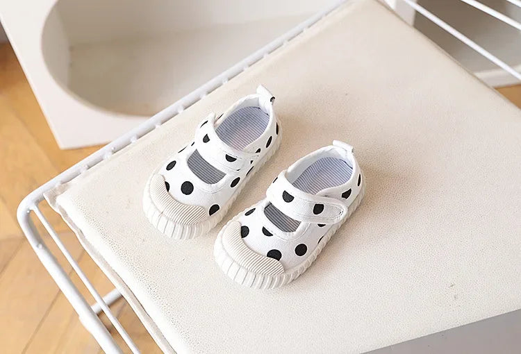 2025 New Spring Baby Girl Shoes Kids Autumn Canvas Shoes