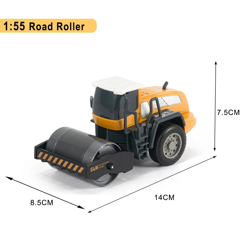 Engineering Vehicle Toys for Boys Alloy+Plastic Tractor Excavator Bulldozer Crane Truck Model Diecast Children Collection Gifts