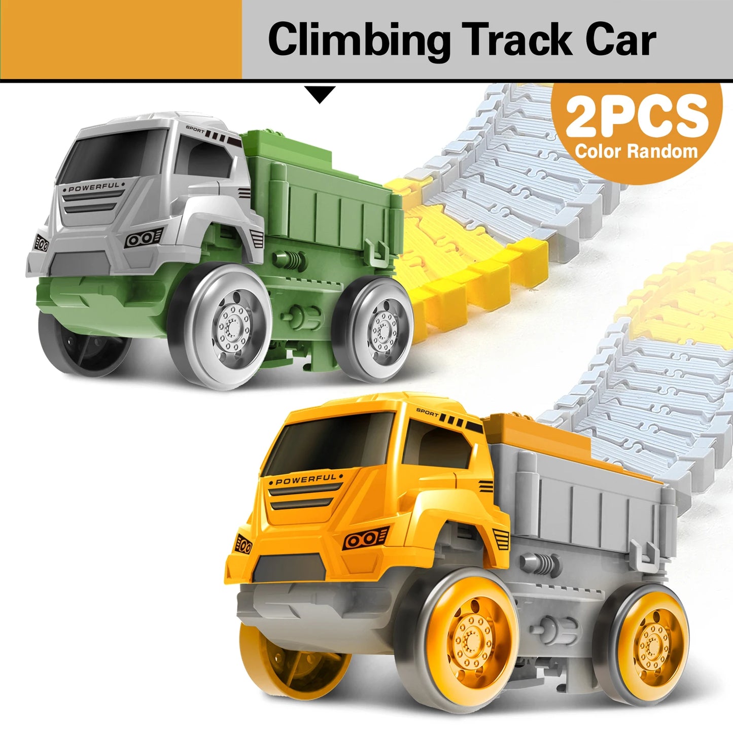 Magic Climbing Track Train Dinosaur World Road Race Flexible Track car