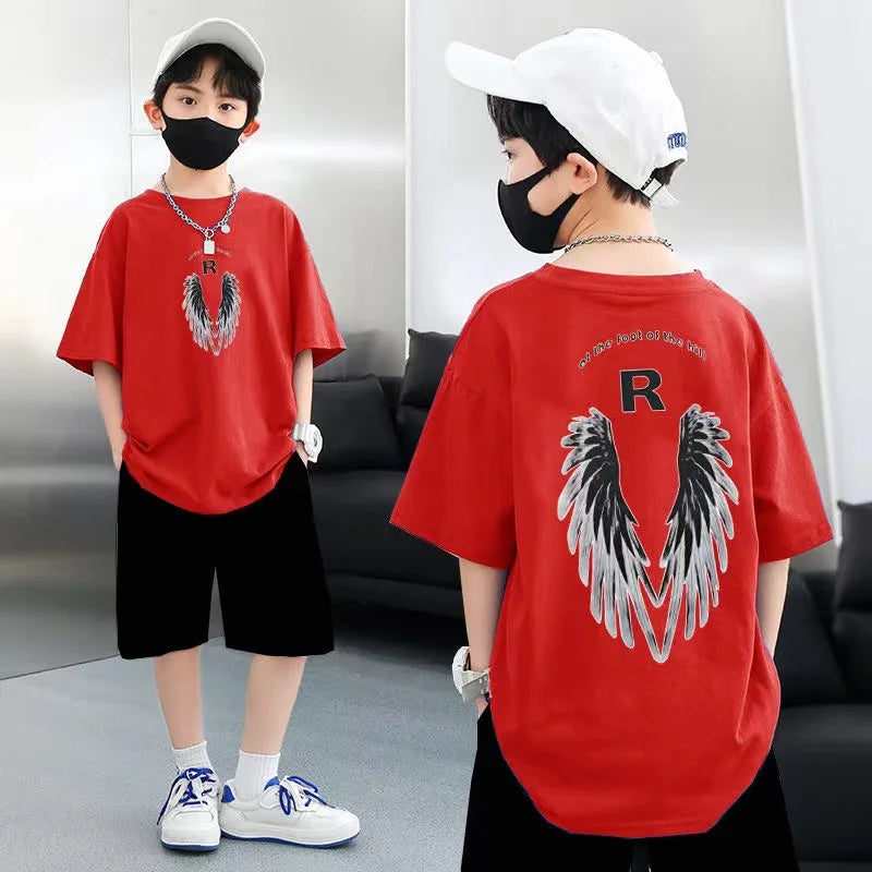 Jhonny Wing Printed Short Sleeve Tees