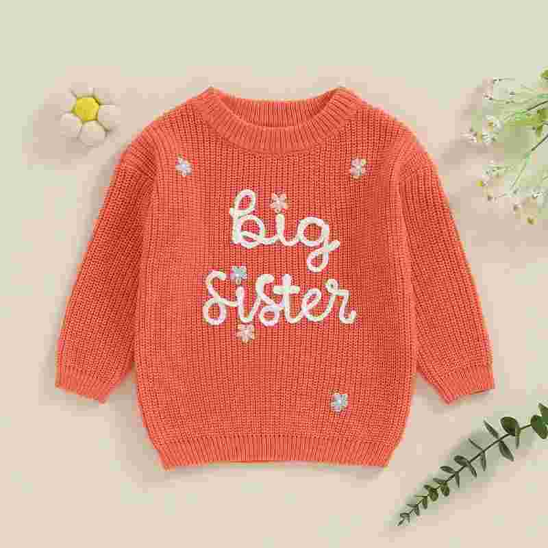 Cambria Girls Big Sister Sweater - Toddler Knit Pullover
