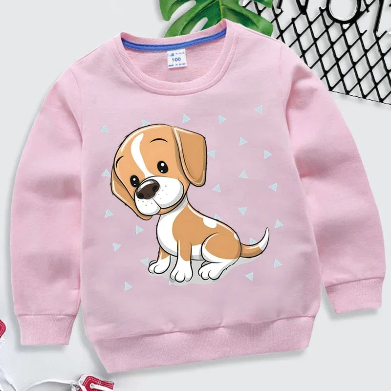 Gerson Animal Pullover Long Sleeve Sweatshirt