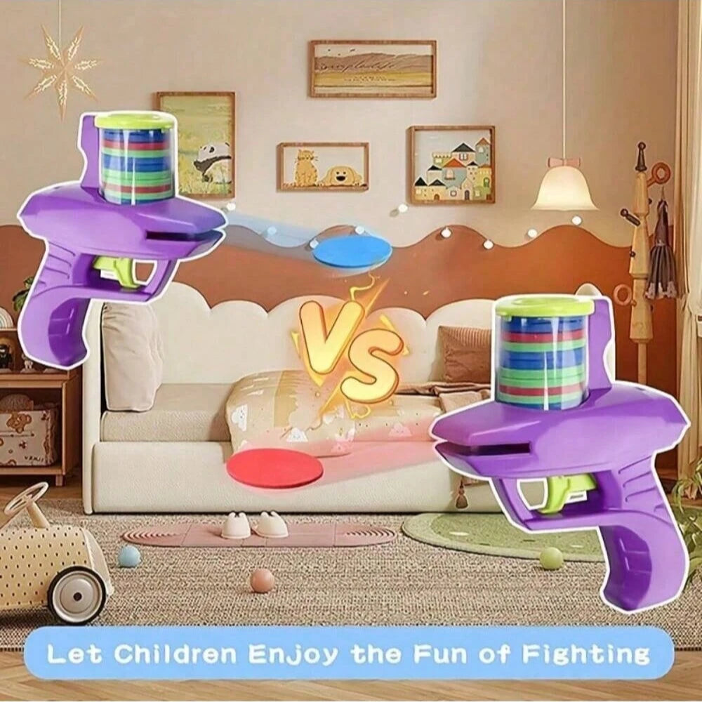 1pc Foam Disc Launcher Flying Disc Handheld Shooter Indoor