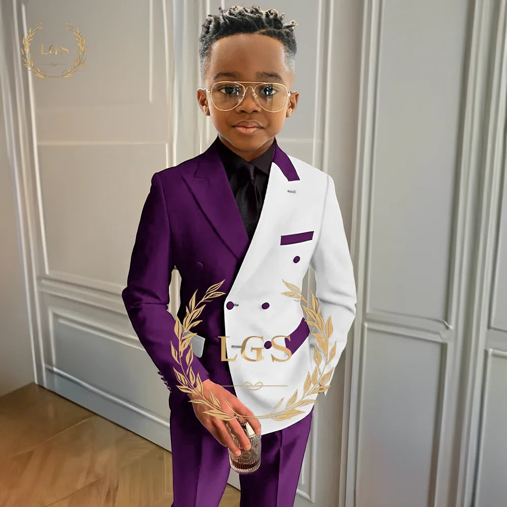 Hugo Boys Formal Elegant Suit 2 Piece Set (Jacket and Pants) Kids Wedding - GuGuTon baby store - Baby Fashion - Toddlers Outfits - Babies Outfits - Toddler Clothes - Kids Clothing - Newborn Clothes - Newborn Wear - Kids Wear - Trending Clothes - Trending Outfits - Fall Fashion - Winter Fashion - Girls Clothes - Boys Clothes - Babies Wear - Kids Accessories - KidsWear - Summer Clothes - Summer Fashion - Summer Trend - Falls Sweaters - Tops - Bottom - Jeans - Blouse - Dresses - Newborn Dresses - Toys