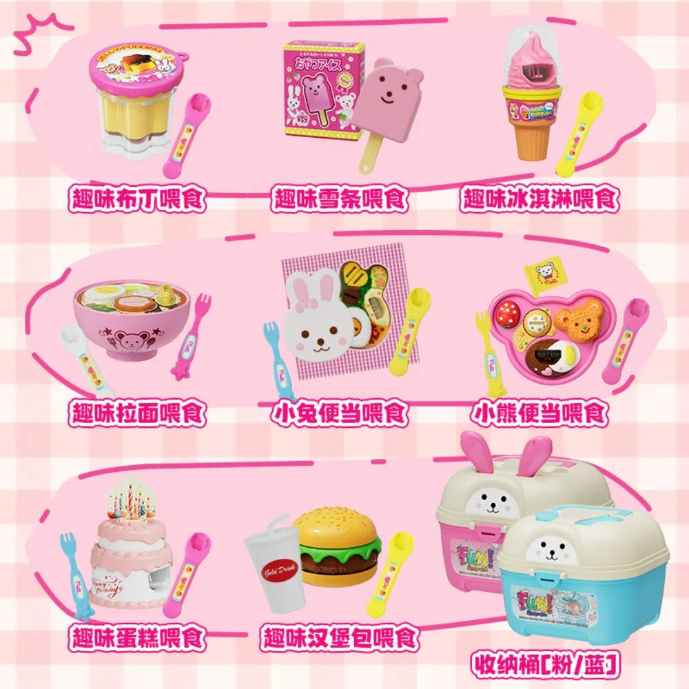 NEW Food Feeding Pudding Feeding Toy, Role Play Early Education Children's Play Kitchen Toys, Fun and Stress Relieving,Girl Gift