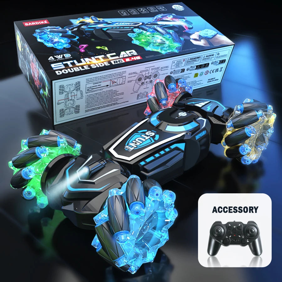 4WD RC stunt car rotation drift 2.4G wireless remote control car