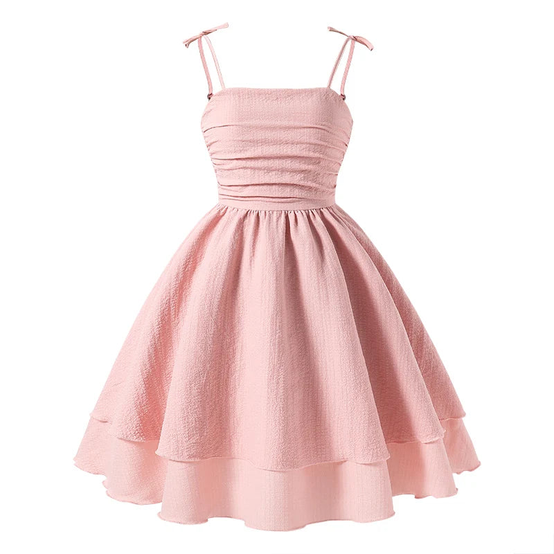 Indie Pink Tiered Princess Dress for Girls 7-13Y