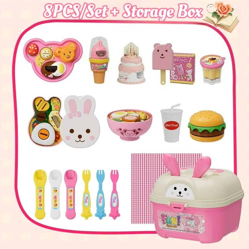 NEW Food Feeding Pudding Feeding Toy, Role Play Early Education Children's Play Kitchen Toys, Fun and Stress Relieving,Girl Gift