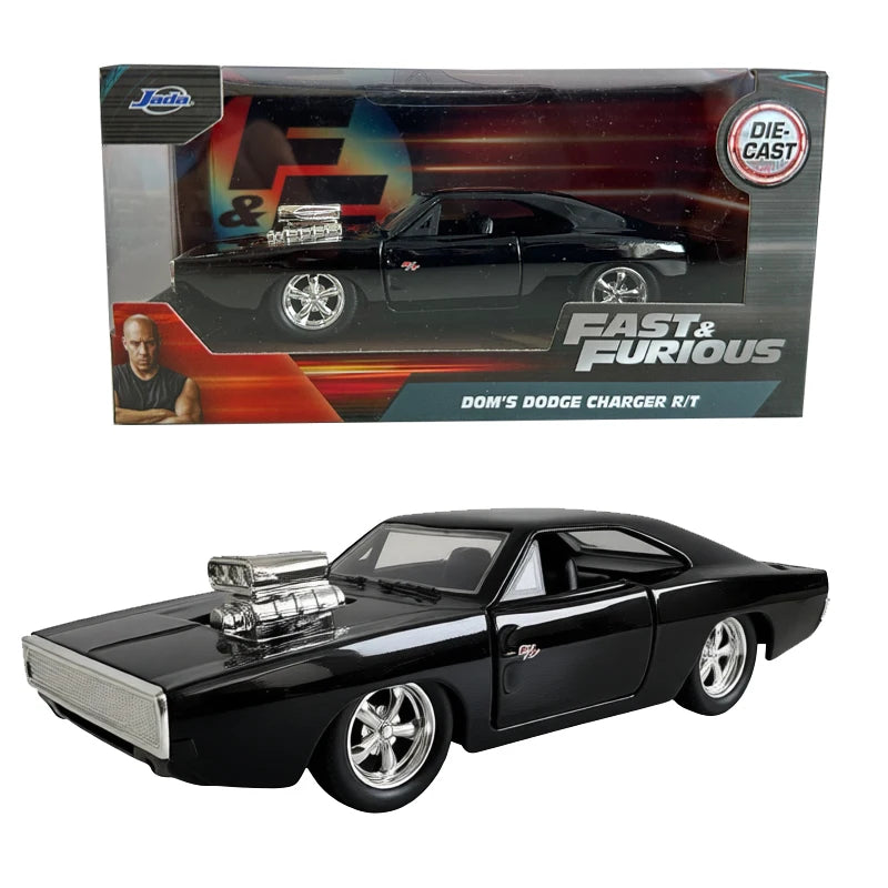 JADA 1:32 Diecast Alloy Car Model Fast Furious Jurassic Back Future Metal Toy Vehicle Collection Kids Gift Official Licensed