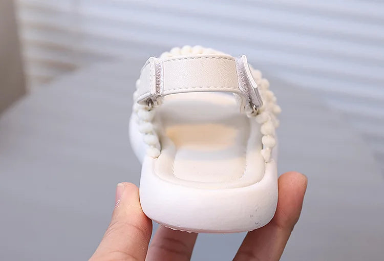 Girls Summer Beach Shoes Ethnic Style Kids Casual Sandals Soft Sole