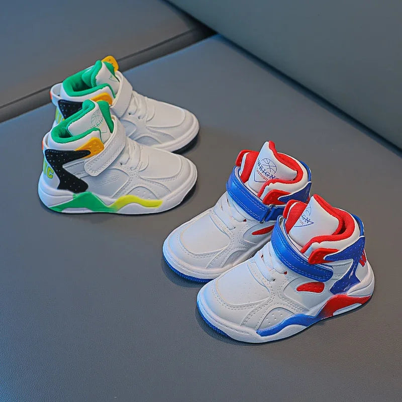 Kids Fashion High-top Sneakers for Boys Girls Shoes - GuGuTon baby store - Baby Fashion - Toddlers Outfits - Babies Outfits - Toddler Clothes - Kids Clothing - Newborn Clothes - Newborn Wear - Kids Wear - Trending Clothes - Trending Outfits - Fall Fashion - Winter Fashion - Girls Clothes - Boys Clothes - Babies Wear - Kids Accessories - KidsWear - Summer Clothes - Summer Fashion - Summer Trend - Falls Sweaters - Tops - Bottom - Jeans - Blouse - Dresses - Newborn Dresses - Toys