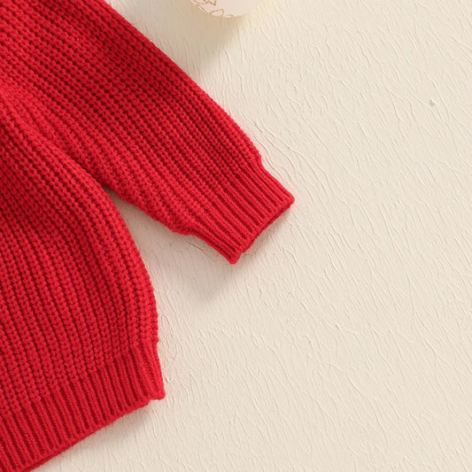 Jeison Reindeer Pattern Crew Neck Sweater