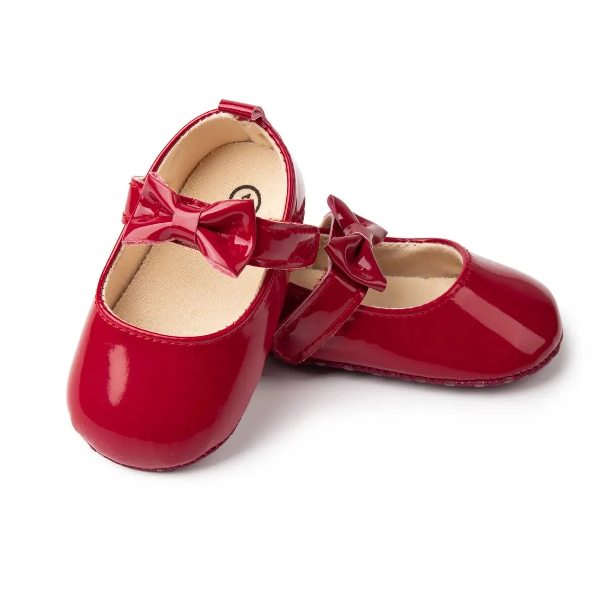 Meckior Baby Girls Shoes Bowknot Princess Dress Shoes PU Anti-slip Soft Sole