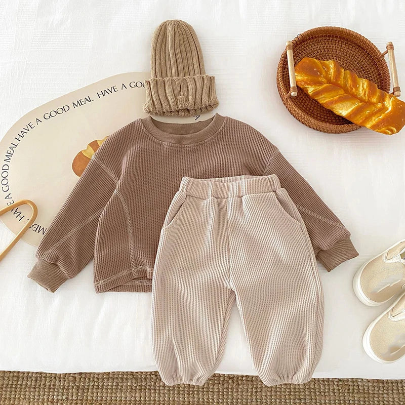 Amari Waffle Casual Sporty Set