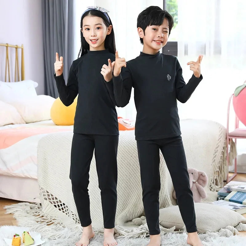 Boy Sleepwear Sets Winter Underwear Pajama and Pants