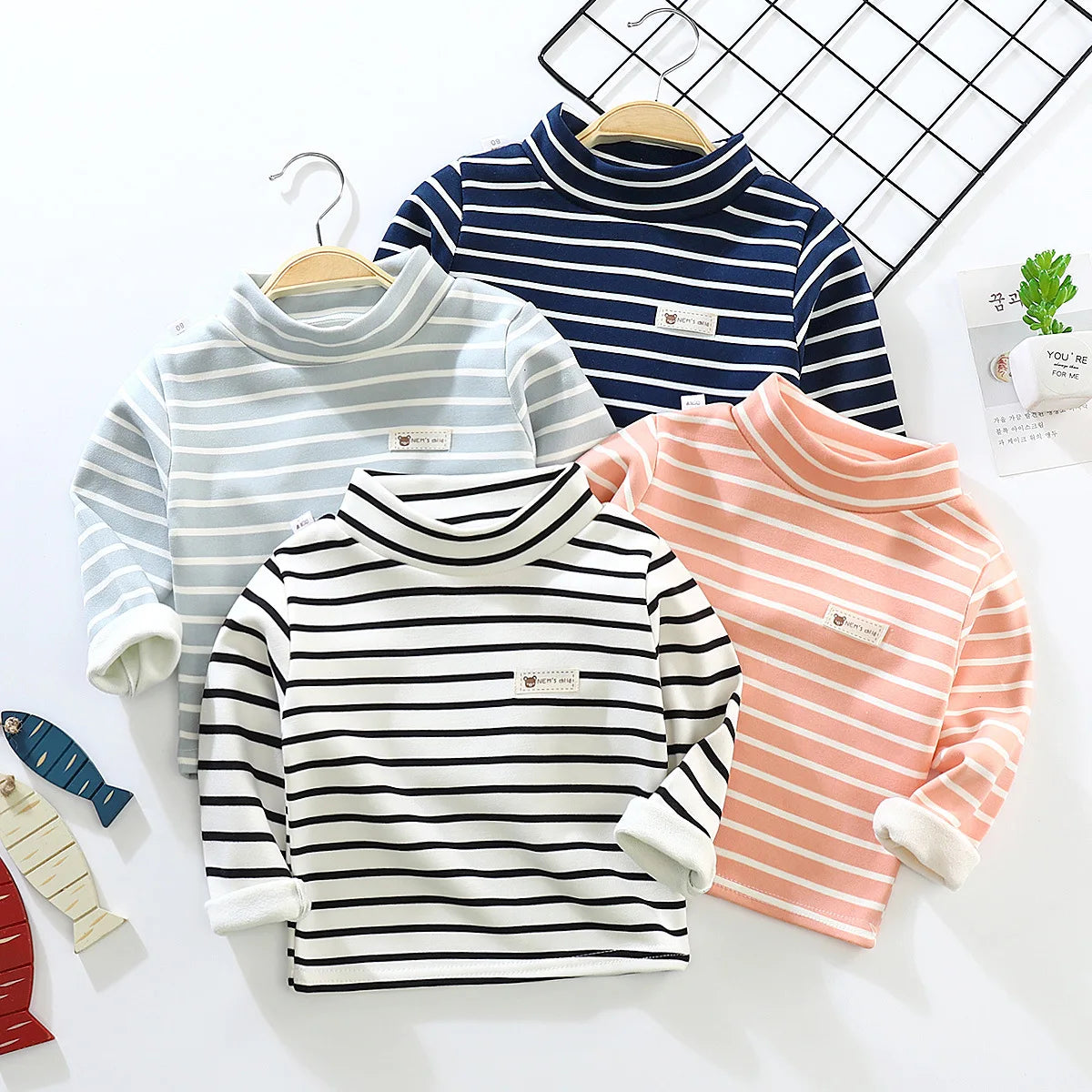 Jackson Cotton Striped Long Sleeve Tees