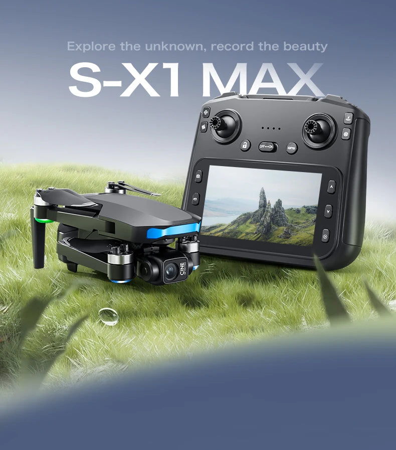 S-X1 Mini Drone 5G| 4K EIS Camera 3-Axis Gimbal | GPS Obstacle Avoidance