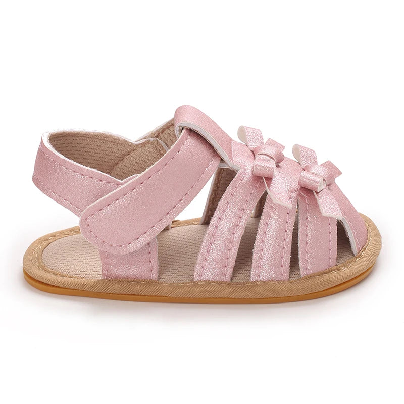 0-18Months Newborn Infant Baby Girls Shoes Summer Sandals Casual Rubber Bottom Non-Slip