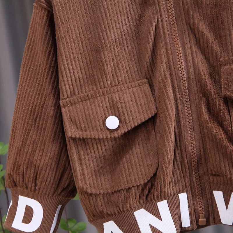 Autumn Boys Clothes Set: Jacket & Pants 2Pcs