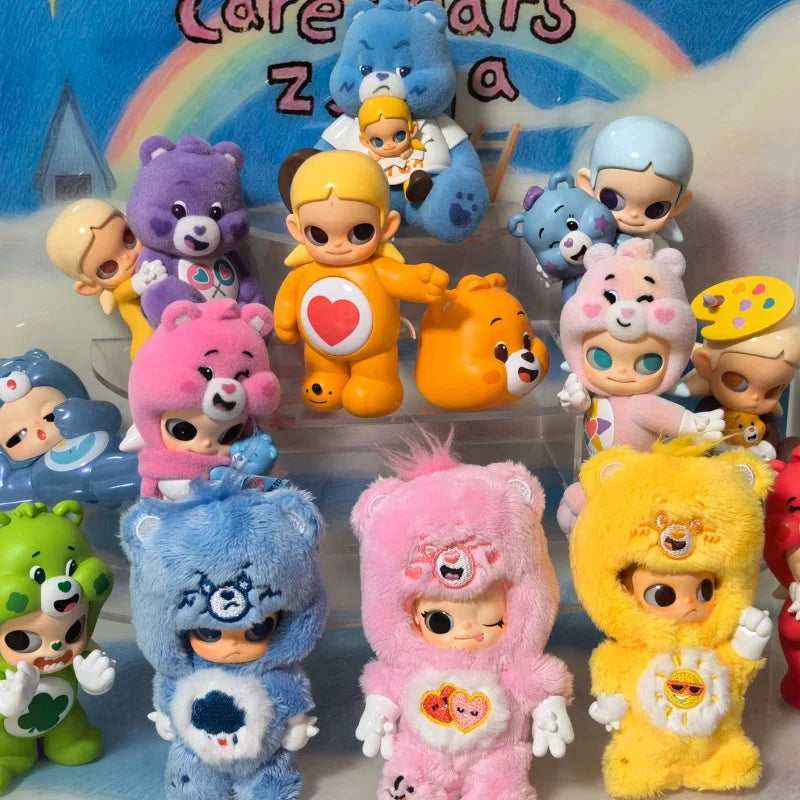 POPMART CareBears x Zsiga Series Blind Box Guess Bags Desktop Decoration Cute Anime Figure Models Gifts Blind Bag Toy Girl Gifts