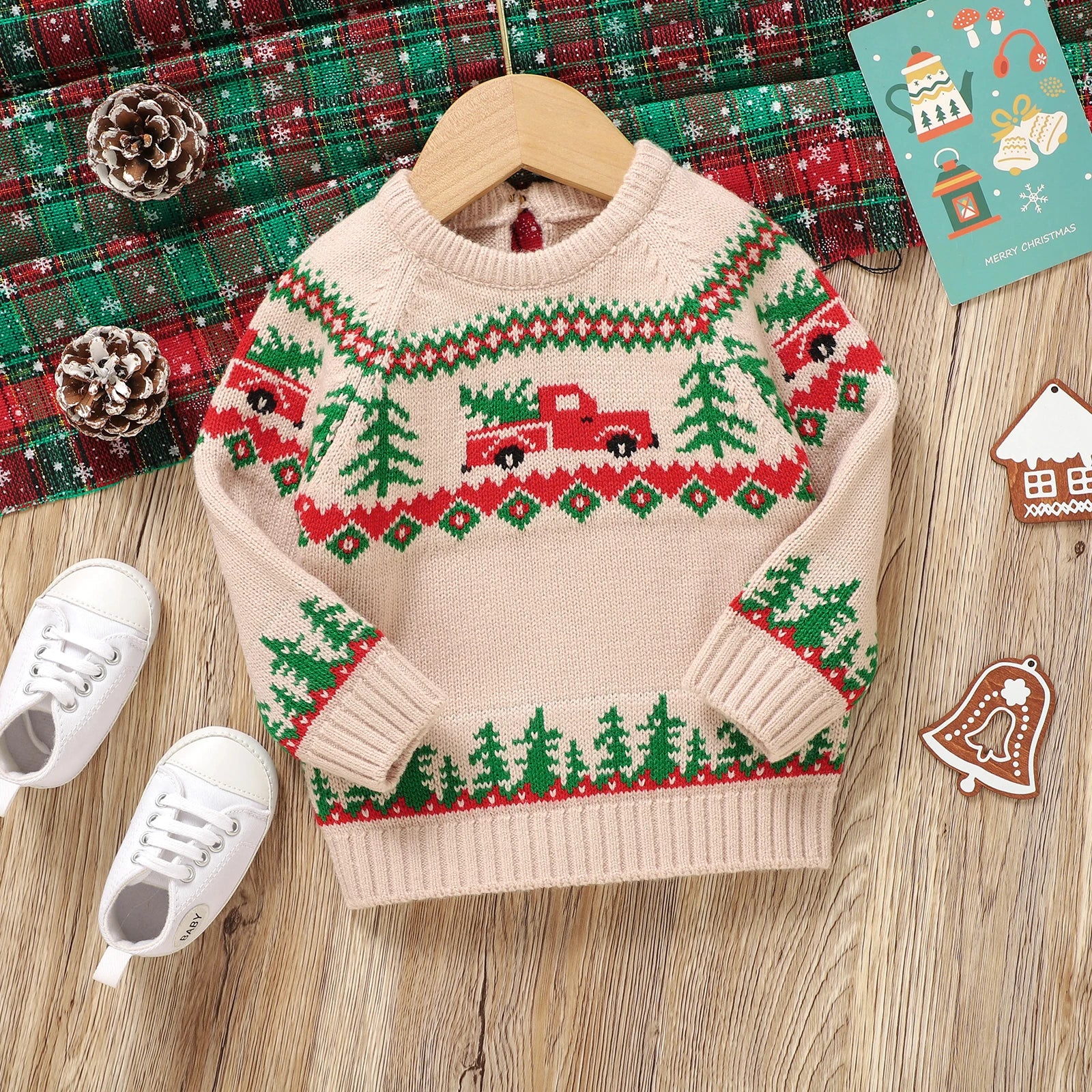 Yantiel 0-3Y Infant Baby Boys Christmas Sweaters - GuGuTon baby store - Baby Fashion - Toddlers Outfits - Babies Outfits - Toddler Clothes - Kids Clothing - Newborn Clothes - Newborn Wear - Kids Wear - Trending Clothes - Trending Outfits - Fall Fashion - Winter Fashion - Girls Clothes - Boys Clothes - Babies Wear - Kids Accessories - KidsWear - Summer Clothes - Summer Fashion - Summer Trend - Falls Sweaters - Tops - Bottom - Jeans - Blouse - Dresses - Newborn Dresses - Toys