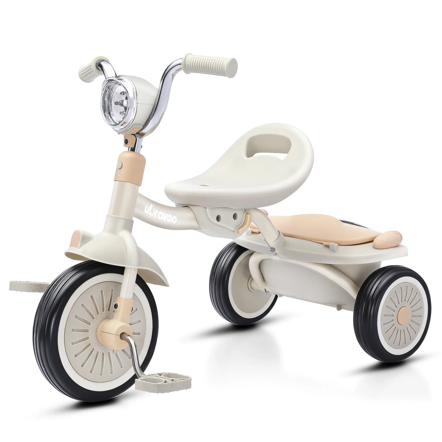 4-in-1 Kids Tricycle – 3-Wheel Baby Bicycle Toy for 1-5 Year Old Toddlers, Balance Bike Mode, Ideal Gift for Boys & Girls
