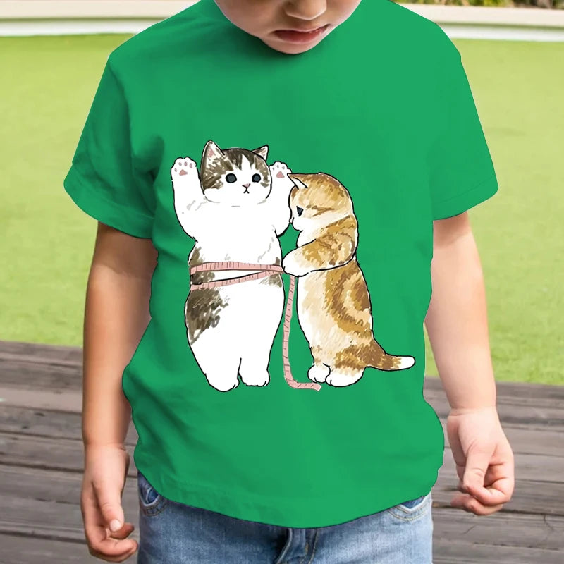 Irene Fashion Streetwear Cartoon Animal Kitten Clothing - GuGuTon baby store - Baby Fashion - Toddlers Outfits - Babies Outfits - Toddler Clothes - Kids Clothing - Newborn Clothes - Newborn Wear - Kids Wear - Trending Clothes - Trending Outfits - Fall Fashion - Winter Fashion - Girls Clothes - Boys Clothes - Babies Wear - Kids Accessories - KidsWear - Summer Clothes - Summer Fashion - Summer Trend - Falls Sweaters - Tops - Bottom - Jeans - Blouse - Dresses - Newborn Dresses - Toys